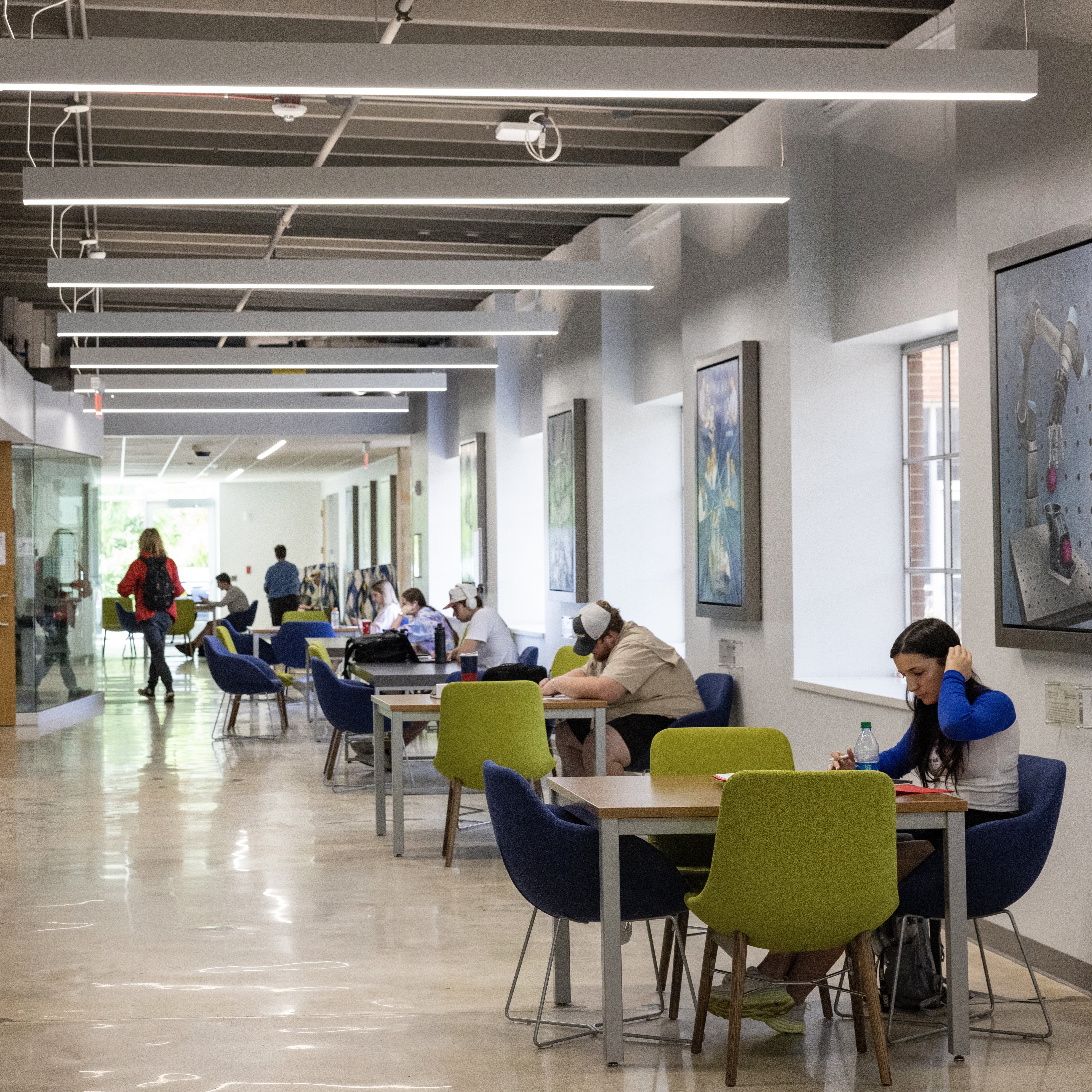 Inside Driftmier Engineering Center